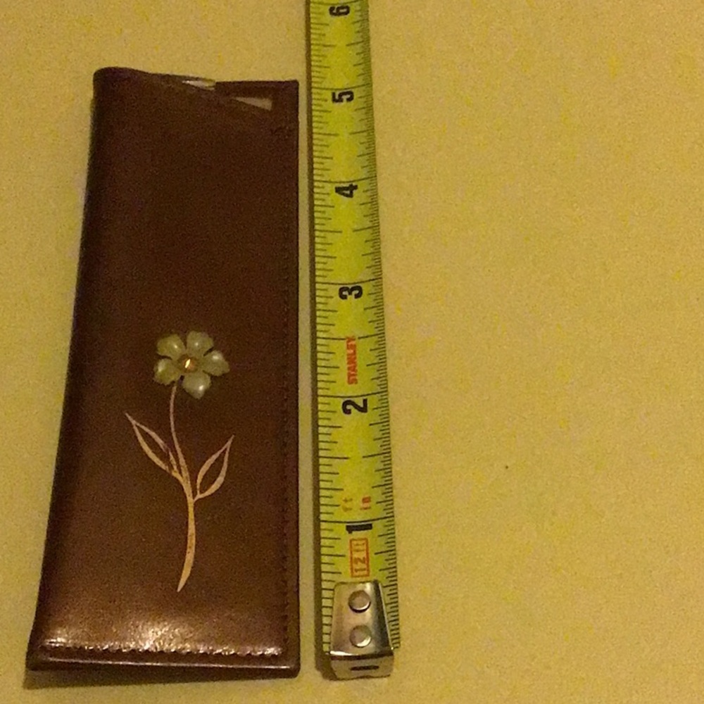 Vintage kressline comb and nail file case leather - Picture 7 of 7